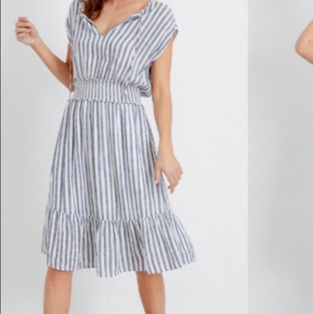 Rails Linen Blend Dress - image 1